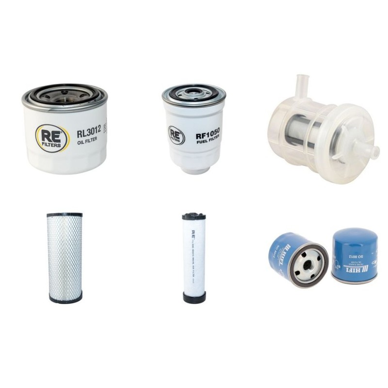 HELI CPCD 35-XW33F Filter Service Kit w/Yanmar 4Tne98Bq Eng.