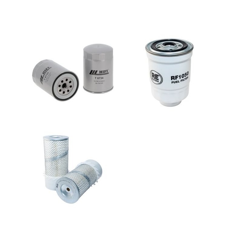 HYSTER H 2.00-3.20 Baureihe XM Filter Service Kit Air Oil Fuel Filters w/ISUZU DIESEL 2.4 Eng.