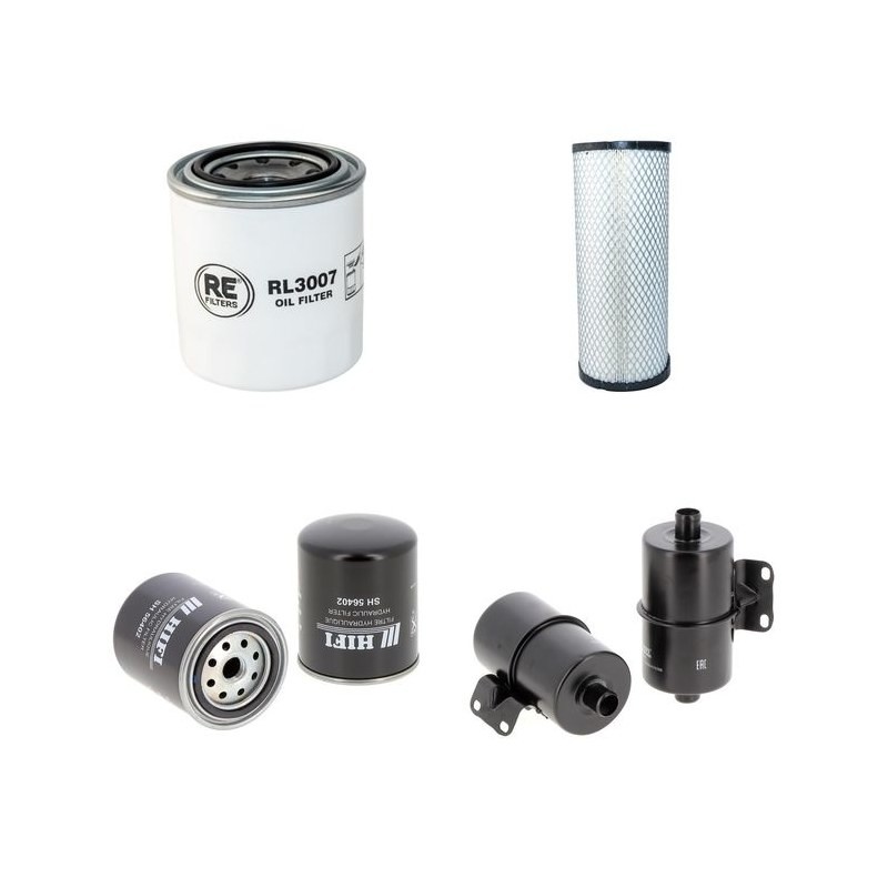Hyster H2.50 XM Forklift Filter Service Kit - W/ Mazda GPL Engine