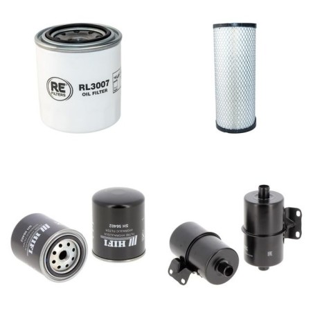 Hyster H2.50 XM Forklift Filter Service Kit - W/ Mazda GPL Engine