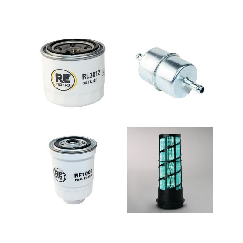 HYSTER H 3.5 FT Filter Service Kit Air Oil Fuel Filters w/Yanmar Eng.