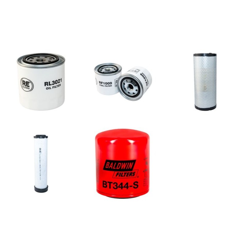 Filter Kit for Hyundai 20D-7E with Kubota V 3600 Engine