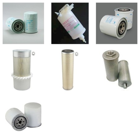 Filter Kit for Hyundai HDF45-III with Hyundai EM 1C Engine