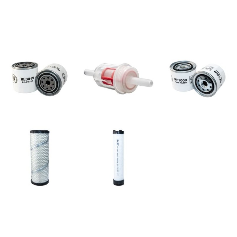 JUNGHEINRICH DFG 20 AK Filter Service Kit Air Oil Fuel Filters w/Perkins/SHIBAURA 4ZYL Eng.