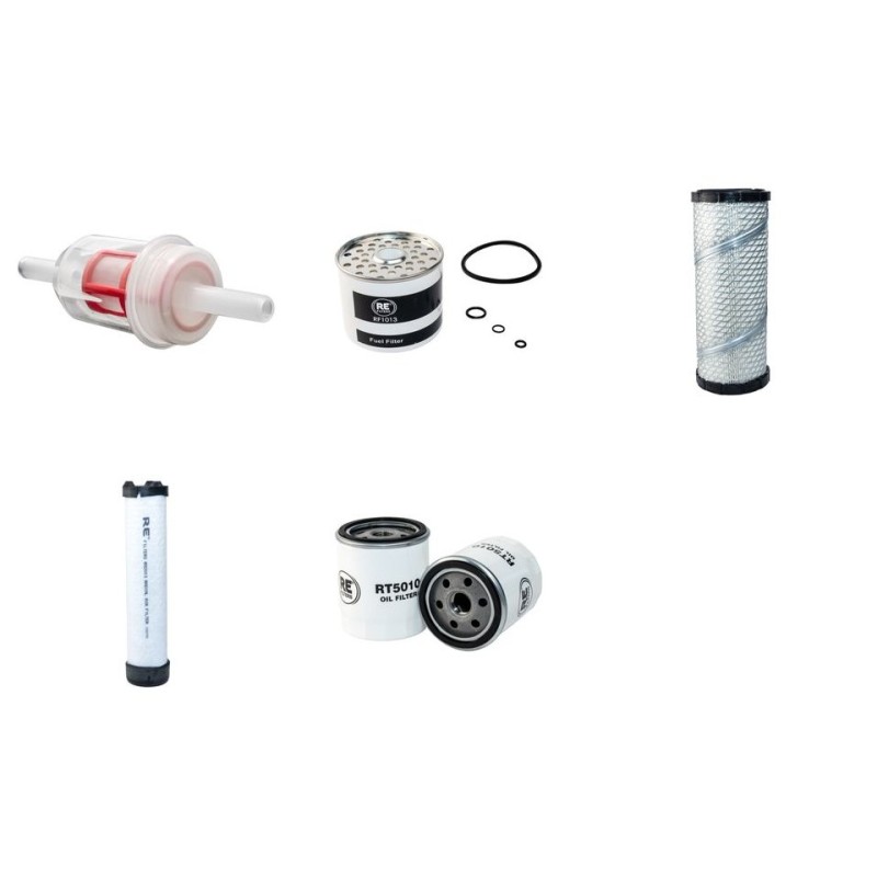 JUNGHEINRICH DFG 320 S Filter Service Kit Air Oil Fuel Filters w/Perkins 404C-22 Eng.