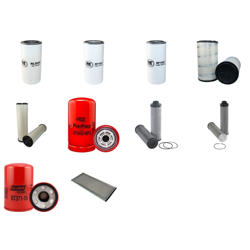 KALMAR DCE 160-12 Filter Service Kit w/VOLVO TAD650 Eng.