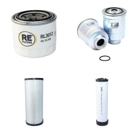 Filter Kit for Komatsu FD25D-14 with Yanmar 4D94E1B41F Engine