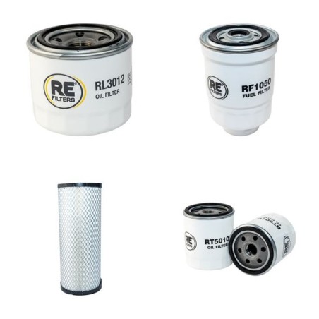 KOMATSU FD 25T-16R Filter Service Kit w/Komatsu 4D94Le-1B Eng. 2005-