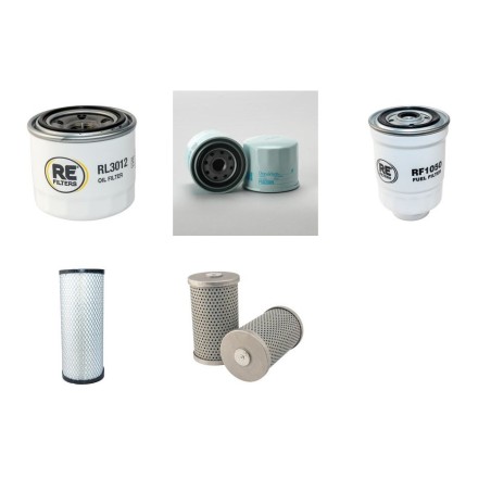 KOMATSU FD 30T-16R Filter Service Kit w/Komatsu 4D94Le-1B Eng. 2005-