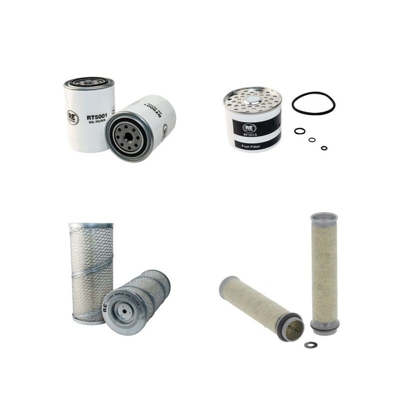 LINDE H 25 D-351-03 Filter Service Kit Air Oil Fuel Filters w/Perkins 903.27 Eng.   YR  2002-