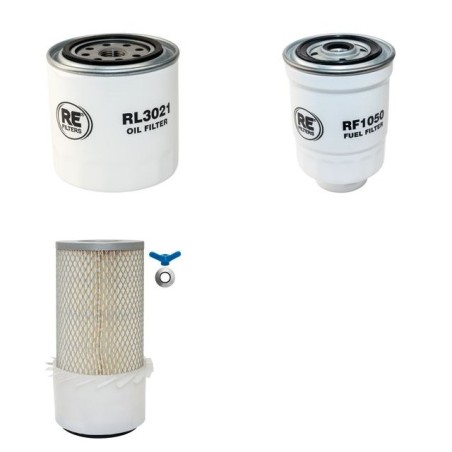 MANITOU CD 25P Filter Service Kit Air Oil Fuel Filters w/Kubota V 3600 Eng.