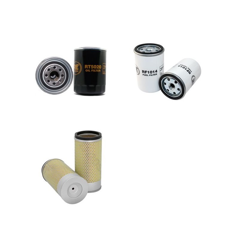 MAXIMAL FD 25T Filter Service Kit Air Oil Fuel Filters w/Deutz CA498T1 Eng.