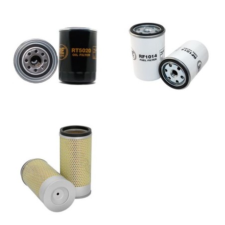 MAXIMAL FD 25T Filter Service Kit Air Oil Fuel Filters w/Deutz CA498T1 Eng.