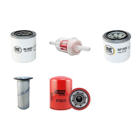 PRINS BOXER 1.0 Filter Service Kit w/Kubota V 1505 Eng. 2006-