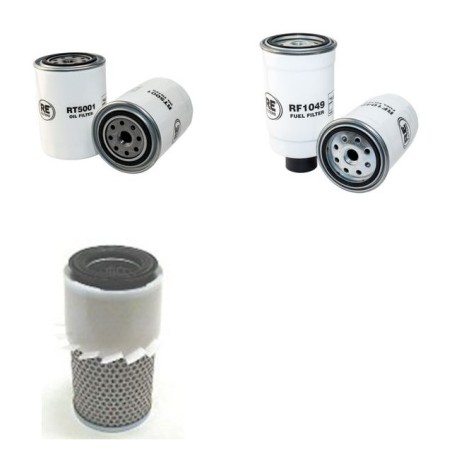 Samsung SF35, SF40D, SF45D Forklift Teletruck Filter Service Kit Air, Oil, Fuel