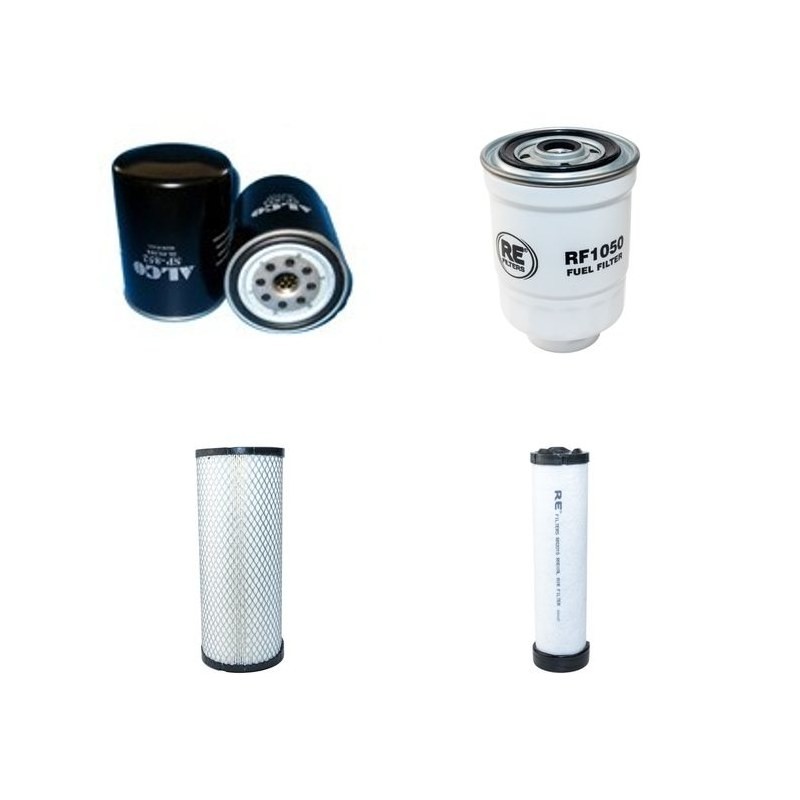 TCM FD 25 Z5T Filter Service Kit Air Oil Fuel Filters w/ISUZU C 240PKJ Eng.