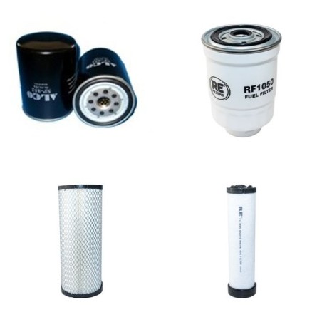 TCM FD 25 Z5T Filter Service Kit Air Oil Fuel Filters w/ISUZU C 240PKJ Eng.