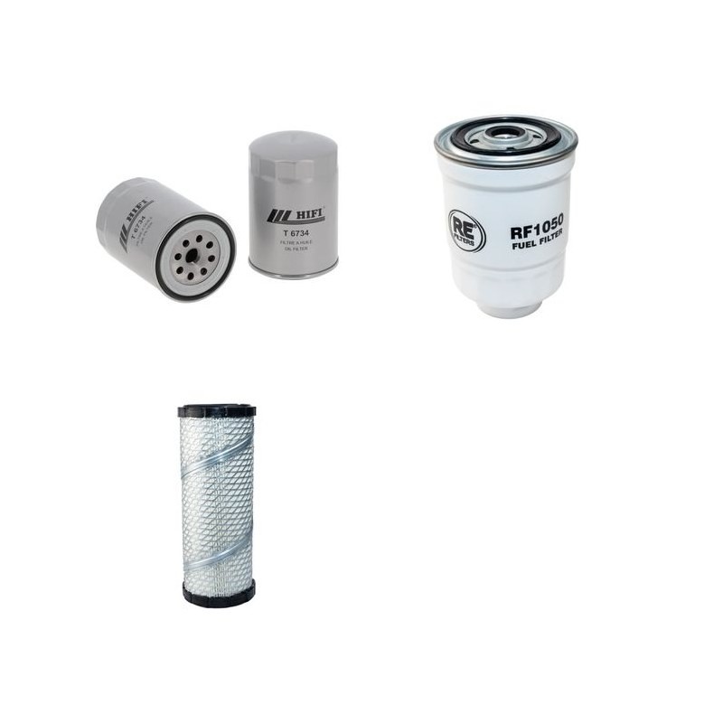 TCM FHD 15Z8 Filter Service Kit Air Oil Fuel Filters w/ISUZU C 240PKJ Eng.