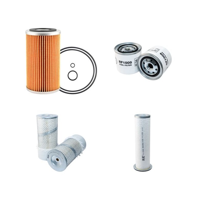 TCM FHD 36ZA Filter Service Kit Air Oil Fuel Filters w/ISUZU 4BC2PF Eng.