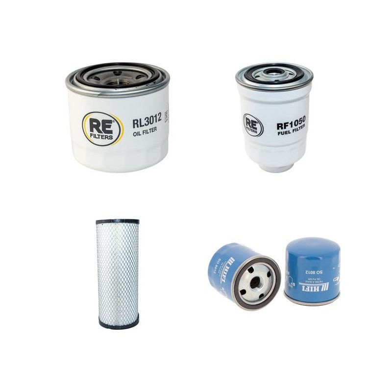 YALE FD 25 T Filter Service Kit w/Yanmar 4Tne-92 Eng.