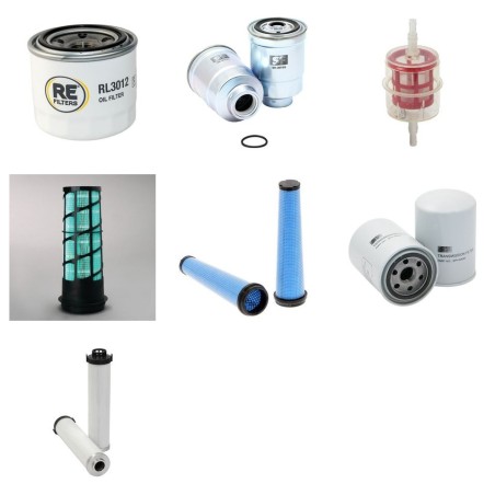 YALE GDP 35 VX Filter Service Kit w/Yanmar 4TNE98 Eng.