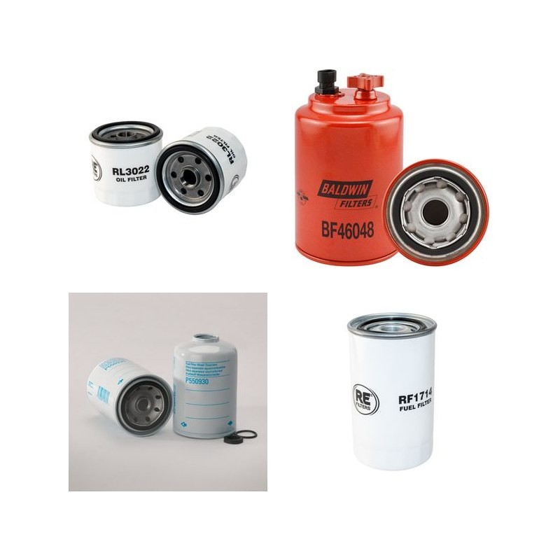 YALE GDP 40 VX6 Filter Service Kit Air Oil Fuel Filters w/Cummins QSB 3.3 Eng.