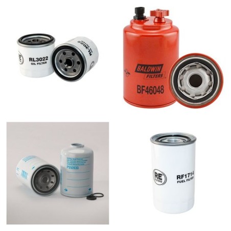 YALE GDP 40 VX6 Filter Service Kit Air Oil Fuel Filters w/Cummins QSB 3.3 Eng.