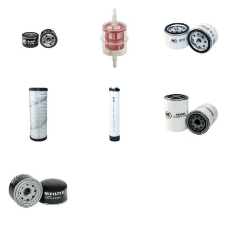 ETESIA HYDRO 124 DX Filter Service Kit w/Lombardini Ldw 1003/B1 Eng.
