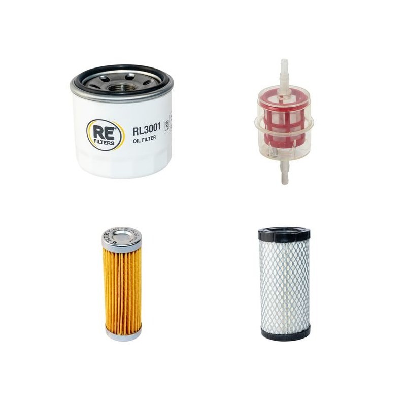 HUSQVARNA P 520 D Filter Service Kit Air Oil Fuel Filters w/Kubota D902 Eng.