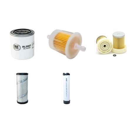 HUSQVARNA P 525 D Filter Service Kit Air Oil Fuel Filters w/Kubota Eng.