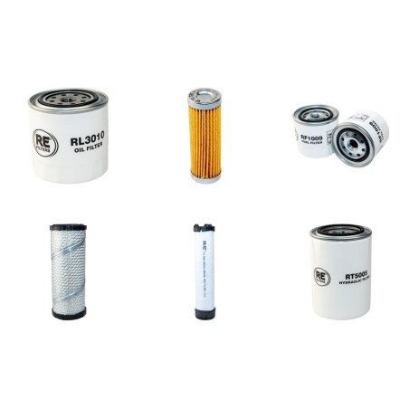 Cushman Turf Truckster Filter Service Kit with  Kubota D1105 Engine