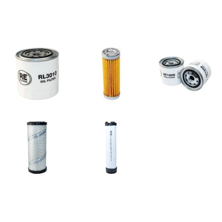 CUSHMAN TURF TRUCKSTER Filter Service Kit Air Oil Fuel Filters w/Kubota D1105 Eng.   YR  2011-
