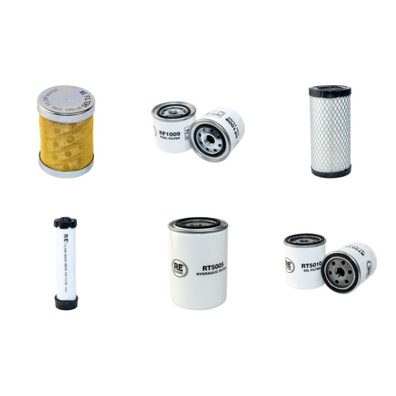 Cushman Turf Truckster Filter Service Kit with  Perkins 403C11 Engine