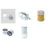 CUSHMAN TURF TRUCKSTER Filter Service Kit Air Oil Fuel Filters w/Perkins 103.10 KD70377 Eng. SN  fins