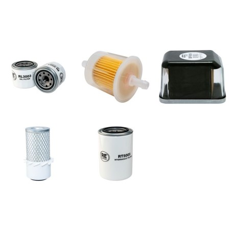 Cushman Turf Truckster Filter Service Kit with  Kubota D950 Engine
