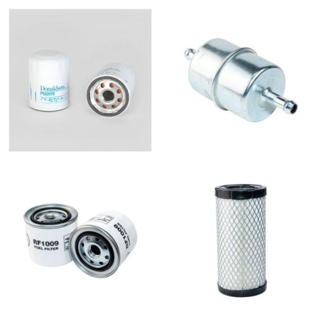 CUSHMAN TURF TRUCKSTER 637 CE 4WD Filter Service Kit Air Oil Fuel Filters w/SHIBAURA Eng.