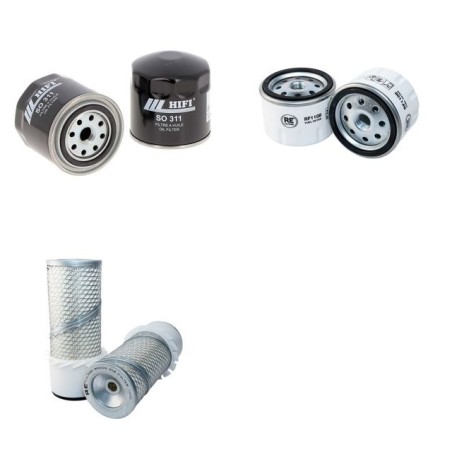 DULEVO 90 DR 2-RAPID Filter Service Kit Air Oil Fuel Filters w/RUGGERINI RD200 Eng.
