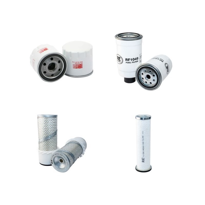 DULEVO 120 ELITE Filter Service Kit Air Oil Fuel Filters w/Lombardini FOCS Eng.
