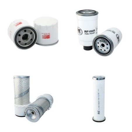 DULEVO 120 ELITE Filter Service Kit Air Oil Fuel Filters w/Lombardini FOCS Eng.