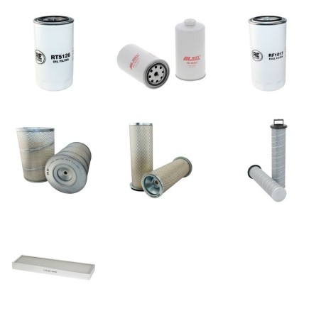 DULEVO 5000 EVOLUTION Filter Service Kit w/Iveco EURO 4 Eng.