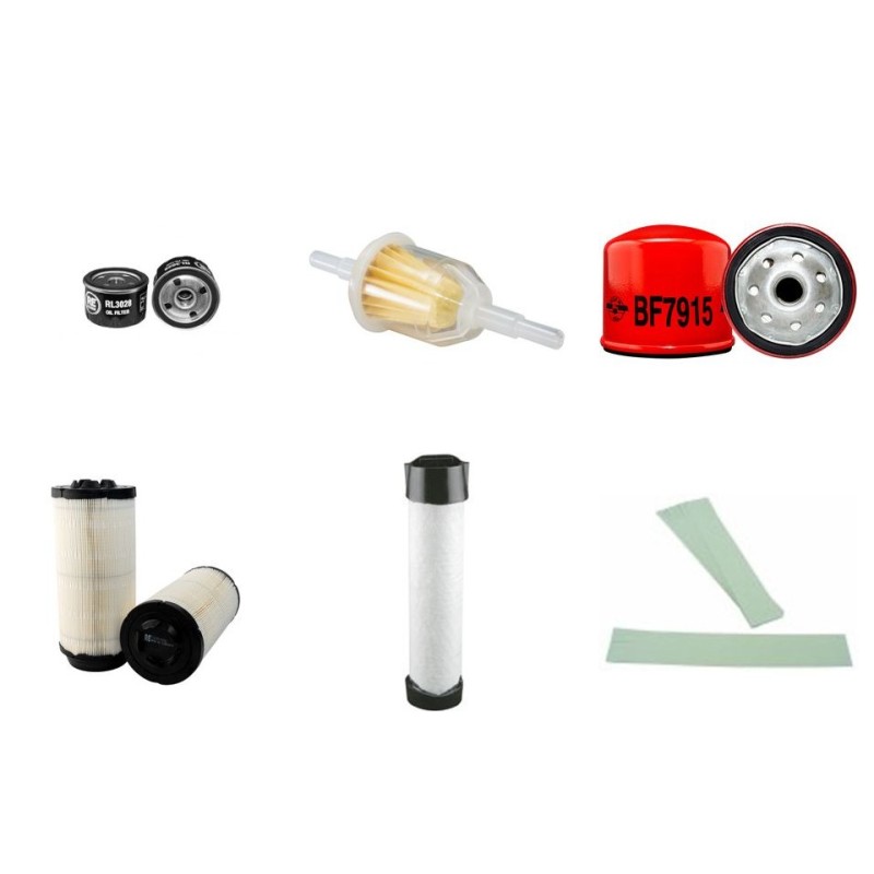 HAKO CITYMASTER 300 Filter Service Kit w/Lombardini LDW 1003 Eng.   YR  01-