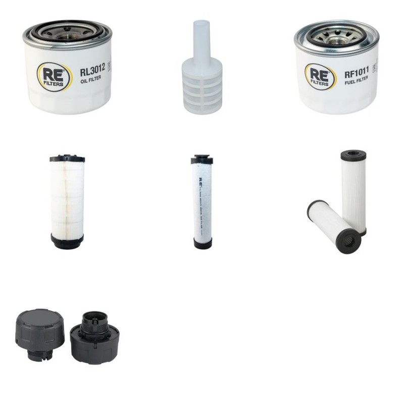 HAKO CITYMASTER 1200 Classic Filter Service Kit w/Yanmar 4TNV88 Eng.