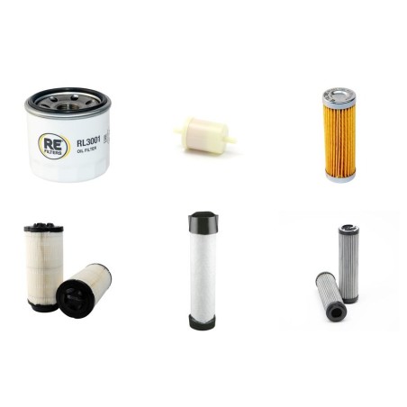 HAKO JONAS 1500D Filter Service Kit w/Kubota D902 Eng.