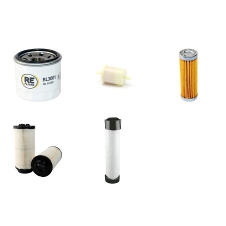 HAKO JONAS 1500D Filter Service Kit Air Oil Fuel Filters w/Kubota D902 Eng.