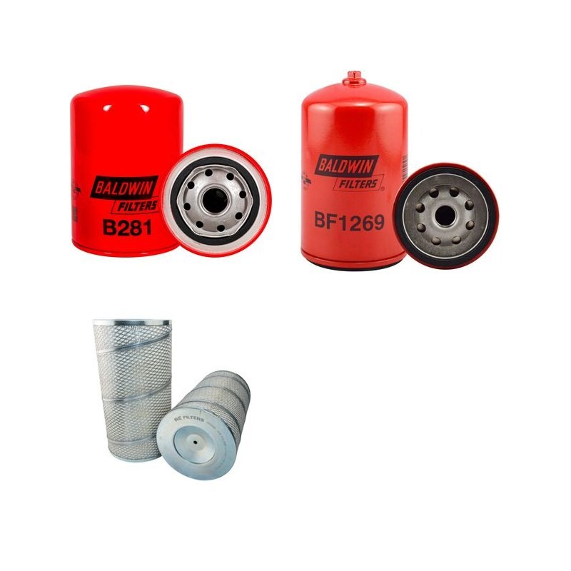 KAESSBOHRER PISTEN BULLY PB 160D Filter Service Kit Air Oil Fuel Filters w/VM HR 694HT Eng.