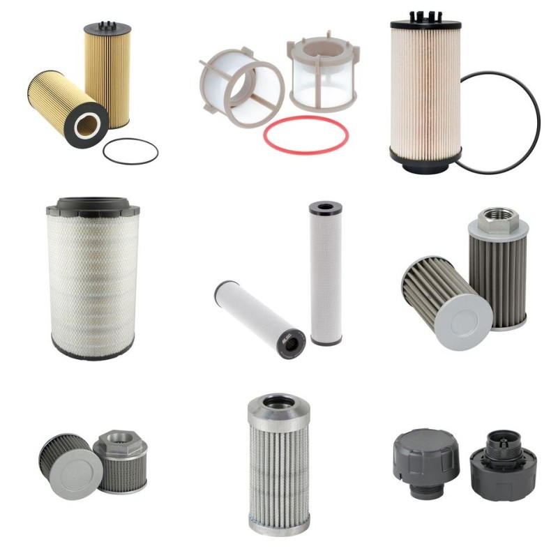 KAESSBOHRER PISTEN BULLY PB 600 (POLAR) Filter Service Kit w/MERCEDES OM 460LA Eng.