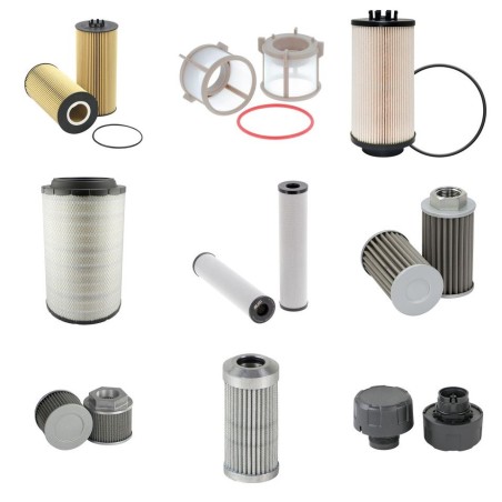 KAESSBOHRER PISTEN BULLY PB 600 (POLAR) Filter Service Kit w/MERCEDES OM 460LA Eng.