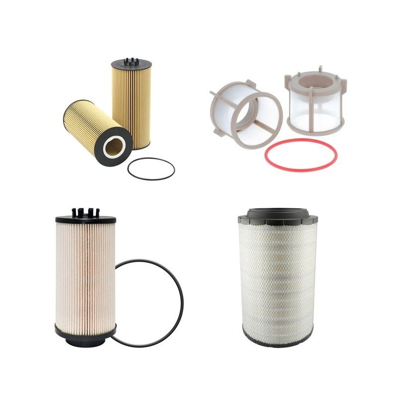 KAESSBOHRER PISTEN BULLY PB 600 (POLAR) Filter Service Kit w/MERCEDES OM 460LA Eng.