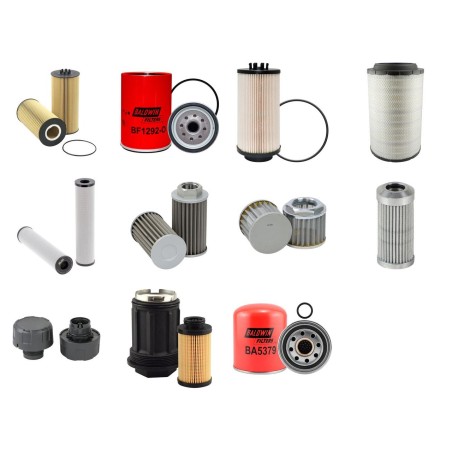 KAESSBOHRER PISTEN BULLY PB 600 (POLAR) Filter Service Kit w/MERCEDES OM 460LA SCR Eng.