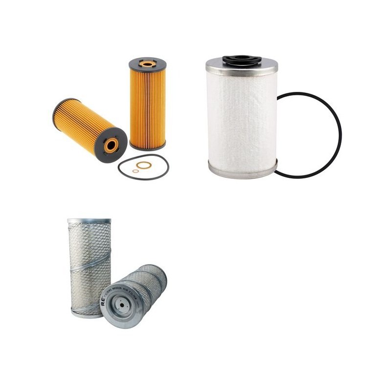 KAESSBOHRER PISTEN BULLY PB 25.130D Filter Service Kit Air Oil Fuel Filters w/MERCEDES OM 617A Eng.